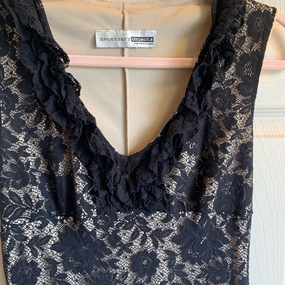 Vtg 90s 00s necessary objects lace dress - Picture 2 of 7